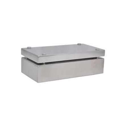 RS PRO Pouzdro, řada: SSJ IP66 Nerezová ocel 304 Šedá 100 mm 200 mm 61 mm