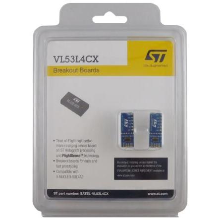 Snímač ToF, klasifikace: Vyhodnocovací deska, pro použití s: VL53L4CX SATEL SATEL-VL53L4CX STMicroelectronics