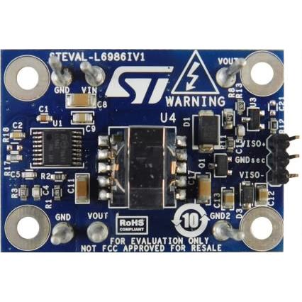 Vyhodnocovací deska Vyhodnocovací deska Step-down regulátor STMicroelectronics, pro použití s: L6986I