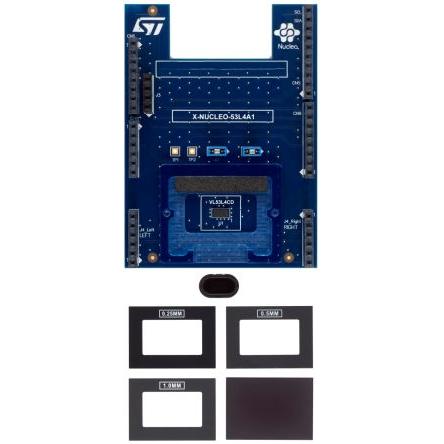 Snímač ToF, klasifikace: Vyhodnocovací deska, pro použití s: STM32 Nucleo X-Nucleo X-NUCLEO-53L4A1- STMicroelectronics