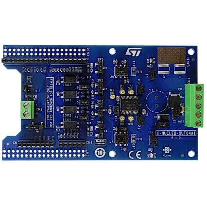 klasifikace: Vyhodnocovací deska, pro použití s: STM32 Nucleo X-Nucleo X-NUCLEO-OUT04A1 STMicroelectronics
