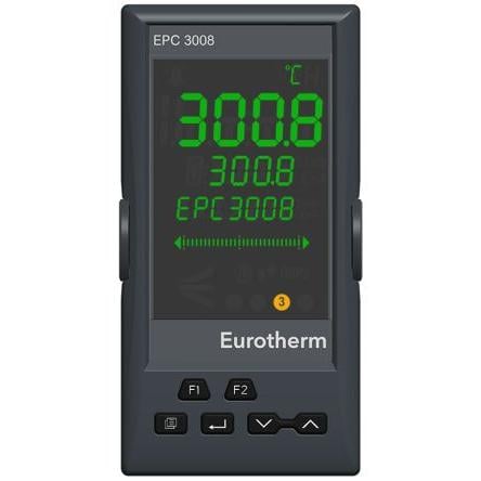 Eurotherm Regulátor PID, řada: EPC3008 Panel, 55 °C, 0 °C 1, výstup: Logika, SSR, 2 reléové 230V, typ řízení: Regulátor