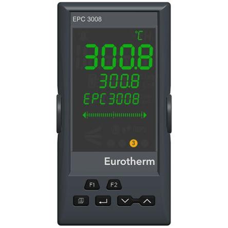 Eurotherm Regulátor PID, řada: EPC3008 Panel, 55 °C, 0 °C 1, výstup: 2 reléové 230V, typ řízení: Regulátor PID