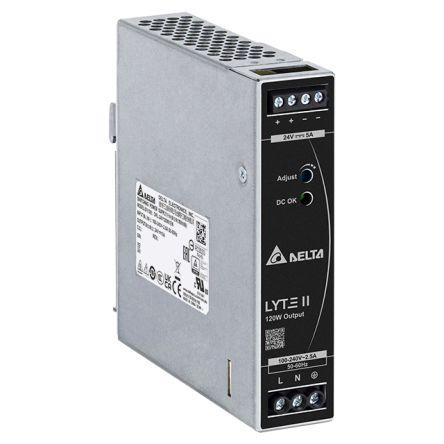 Delta Electronics Napájecí zdroj na lištu DIN DRL Spínaný režim 264V ac 10 A St. 24V dc DC 240 W