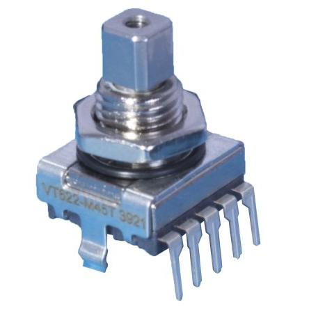 Mechanické rotační kodér 16 ppr impulzů 2bitová kvadraturní, průměr hřídele: 6 mm Ploché hřídel Elma