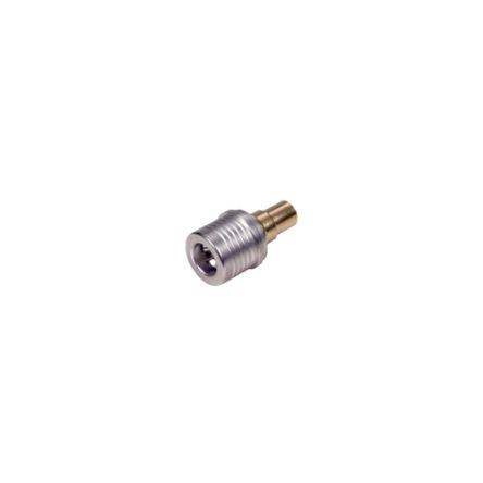 Huber+Suhner Konektor RF, řada: RF Vnější, 50 Ω, orientace těla: Rovný, Kabel Konektor QMA Krimpovací, 6GHz 115 °C -40