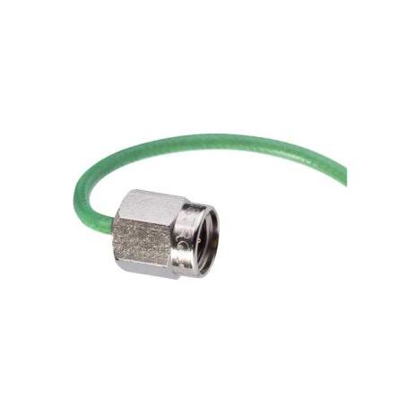 Koaxiální kabel, řada: Microbend, Modrá Vnější Fluorovaný ethylenpropylen, A: SMA Vnější, B: SMA 2.5 in Huber+Suhner