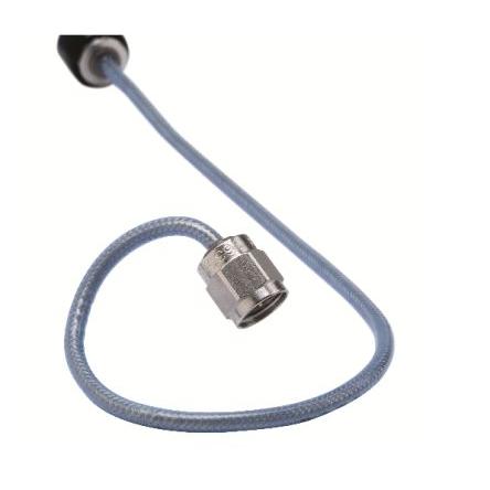 Koaxiální kabel, řada: Minibend, Modrá Vnější Fluorovaný ethylenpropylen, A: SMA Vnější, B: SMA 3 in Huber+Suhner