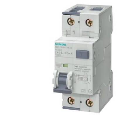 Siemens Jistič zbytkového proudu s ochranou proti přepětí, rozsah: SENTRON 2pólový 10A vypínací citlivost 10 mA,