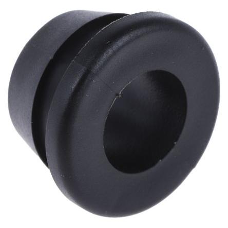 Kabelová průchodka Kabelová průchodka až 8 mm Polyvinylchlorid Černá RS PRO 12 mm