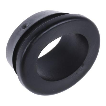 Kabelová průchodka Kabelová průchodka až 12 mm Polyvinylchlorid Černá RS PRO 16 mm