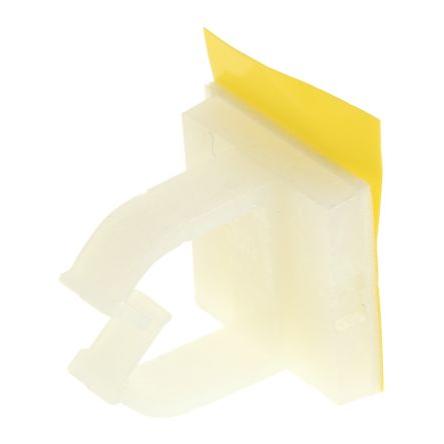 Kabelová svorka Nylon 66 Přírodní Lepicí RS PRO