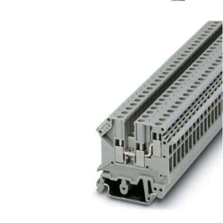 Phoenix Contact Napájení přes svorkovnici 1923021, řada: UK 5-TWIN, 500V Šedá 4mm² 1 Šroubová ATEX