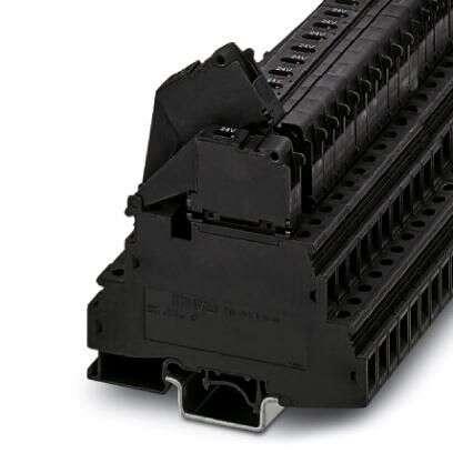 Phoenix Contact Modulární pojistková svorkovnice 3026654, řada: UKK 5-HESILED 24, 24V Černá 1.5mm² 2 Šroubová Jištěný