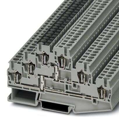 Phoenix Contact Víceúrovňová svorkovnice 3036068, 500V Šedá 2.5mm² 3 Pružinová klec
