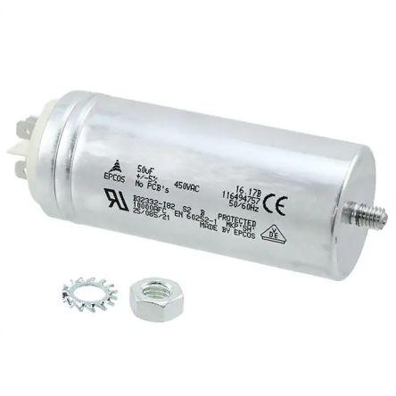 Fóliový kondenzátor PP, řada: B32332, Montáž šroubem 50 μF 450V ac 450 V dc TDK 2