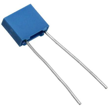 Polyesterový kondenzátor (PET), řada: B32522, Průchozí otvor 10 μF 63V ac 63 V dc TDK AEC-Q200 Rev D 2 0.8 mm