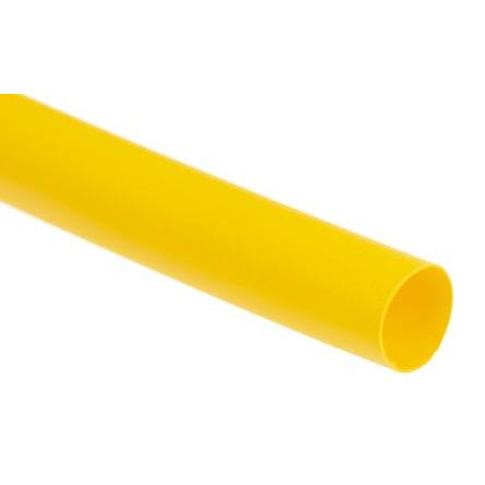 RS PRO Teplem smrštitelné bužírky průměr 9.5 mm Žlutá smršťovací poměr 3:1 Polyolefin 1.2m