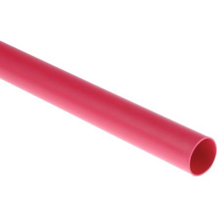 RS PRO Teplem smrštitelné bužírky průměr 12.7 mm Červená smršťovací poměr 3:1 Polyolefin 1.2m