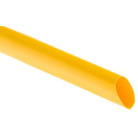 RS PRO Teplem smrštitelné bužírky průměr 19 mm Žlutá smršťovací poměr 3:1 Polyolefin 1.2m