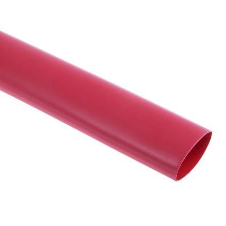 RS PRO Teplem smrštitelné bužírky průměr 19 mm Červená smršťovací poměr 3:1 Polyolefin 1.2m
