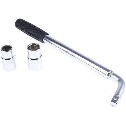 Nástrčná rukojeť Klíč 1/2 in Čtvercový, celková délka: 533mm RS PRO