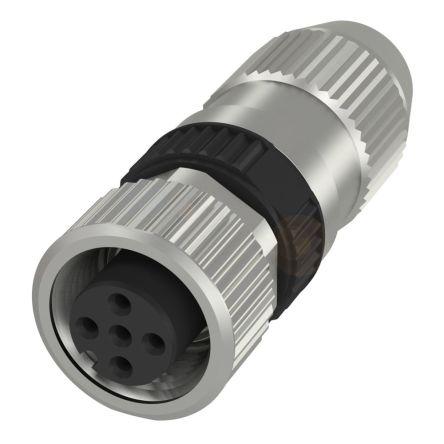 Kulatý konektor, počet kontaktů: 4, Kabel, velikost: M12 BALLUFF, pohlaví kontaktu: Vnitřní, orientace těla: Rovný