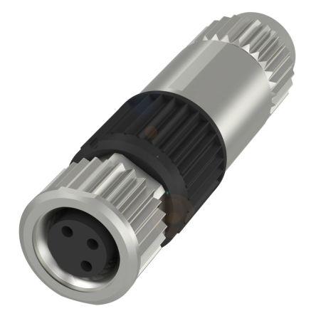 Kulatý konektor, počet kontaktů: 3, Kabel, velikost: M8 BALLUFF, pohlaví kontaktu: Vnitřní, orientace těla: Rovný