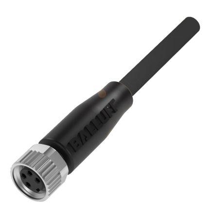 Kabel ovladače snímače, A: Vnitřní, A: Rovný 4, B: Bez koncovky, B: Vnější, 250V 4, IP67, IP69K, řada: BCC02 BALLUFF 2 m