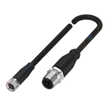 Kabel ovladače snímače, A: Vnitřní, A: Rovný 4, B: Přímý, B: Vnější, 250V 4, IP67, IP68, IP69K, řada: BCC03 BALLUFF 2 m