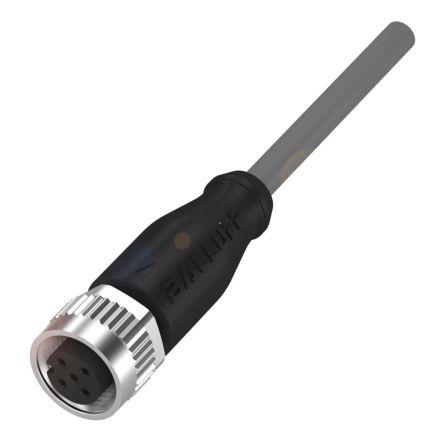 Kabel ovladače snímače, A: Vnitřní, A: Rovný 4, B: Bez koncovky, B: Neuzavřený, 250V 4, IP67, IP68, IP69K, řada: BCC06