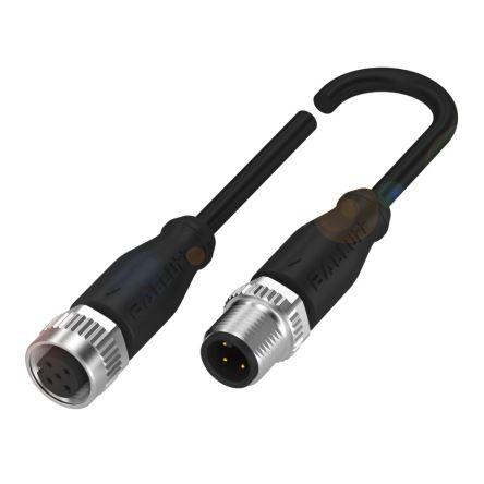 Kabel ovladače snímače, A: Vnitřní, A: Rovný 4, B: Přímý, B: Vnější, 250V 4, IP67, IP68, IP69K, řada: BCC06 BALLUFF 10 m