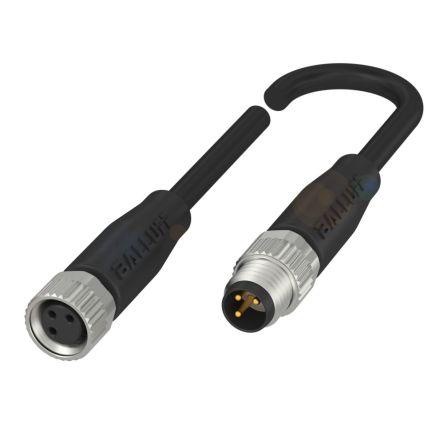 Kabel ovladače snímače, A: Vnitřní, A: Rovný 4, B: Přímý, B: Vnější, 250V 4, IP67, IP68, IP69K, řada: BCC08 BALLUFF 2.5