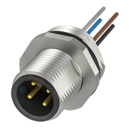 Kulatý konektor, počet kontaktů: 1, Kabel, velikost: M12 BALLUFF, pohlaví kontaktu: Vnější, orientace těla: Rovný