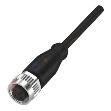 Kabel ovladače snímače, A: Vnitřní, A: Rovný 4, B: Bez koncovky, B: Neuzavřený, 250V 4, IP67, IP68, IP69K, řada: BCC09