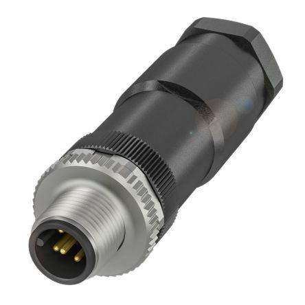 Kulatý konektor, počet kontaktů: 5, Kabel, velikost: M12 BALLUFF, pohlaví kontaktu: Vnější, orientace těla: Rovný