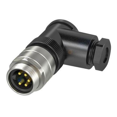 Kulatý konektor, počet kontaktů: 5, Kabel, velikost: 7/8 in BALLUFF, pohlaví kontaktu: Vnější, orientace těla: Pravý