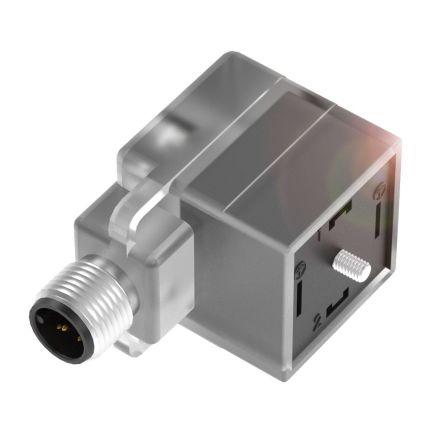 BALLUFF Adaptér pro kulaté konektory, řada: BCC VA04-M415-3E-RA125-000, orientace těla: Úhlový 4, 80 °C 3, -25 °C M12 x