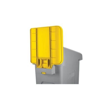 Rubbermaid Commercial Products Víko nádoby na odpad, Žlutá 298.5 mm Polypropylen, pro použití s: Slim jim Recycling