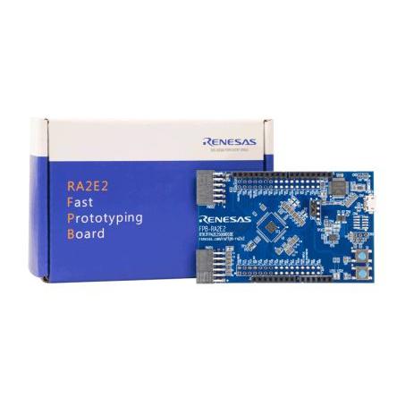 Renesas Electronics Vývojová deska, R7FA2E2A74CNK, RA2E2, Vytváření prototypů RTK7FPA2E2S00001BE, Mikrokontrolér, MCU,