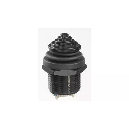 APEM Joystickový, řada: NV IP69K, IP67 3osý Kuželovité Okamžité 50mA Molex 6kolíkový 12 V ac 65 °C -40 °C