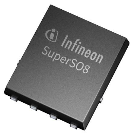 řada: BSC MOSFET BSC430N25NSFDATMA1 Typ N-kanálový 381 A 30 V Infineon, SuperSO8 5 x 6, počet kolíků: 8 kolíkový N