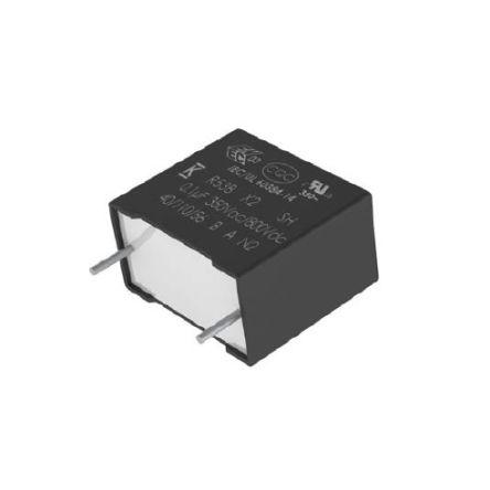 Vrstvové kondenzátory, řada: R53B 18 μF ±10 % 800 V dc 350V ac, Průchozí otvor KEMET AEC-Q200