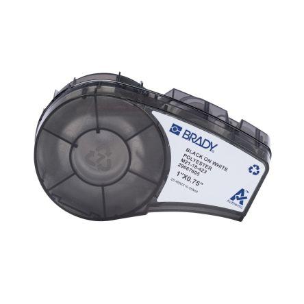 Polyesterový štítek barva tisku Černá Černá, Bílá Vrstvené pro různé modely tiskáren M210, M210-LAB, M211 Brady 25.4 mm