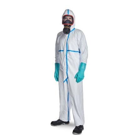 Tyvek Kombinéza Jednorázový Unisex, Bílá, SC: L, Tyvek EN 14126, EN 1149-5, EU 2016/425
