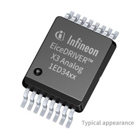 Infineon MOSFET 1ED3491MU12MXUMA1 MOSFET 9 A, počet kolíků: 16 kolíkový 6.5V, DSO-16