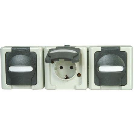 Zásuvka Šedá 16A No Kopp 250V ac