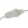 Kopp Prodlužovací kabel, délka kabelu: 5 m 1 zásuvek, 250V Euro, IP20 Černá Polyvinylchlorid Evropská zásuvka