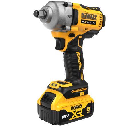 DeWALT Rázový utahovák Bezdrátové 1/2 in 18V, 5 Ah