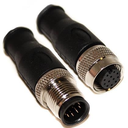 Kabel ovladače snímače, A: Vnější, A: Rovný 12, B: M12, B: Vnitřní, 30V 12, IP67, IP68, řada: BU-1402551 Mueller